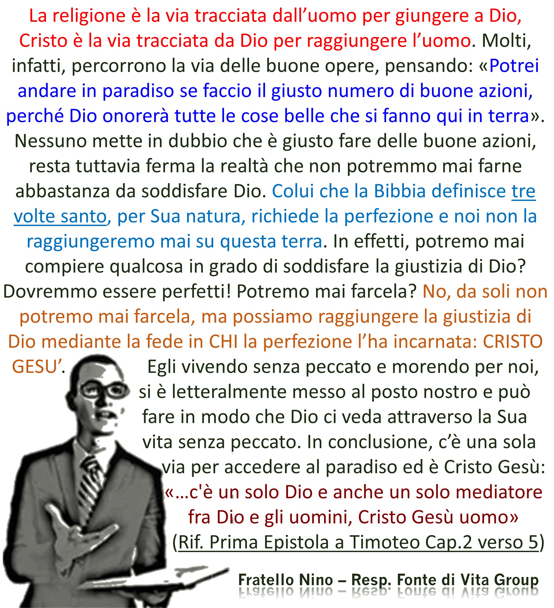 Cristiani Evangelici - FontediVita.it - La giustizia di Dio